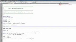 VB Scripting - Variables & Constants