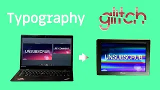 Glitch Typography Tutorial