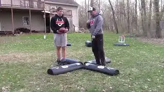 Running Back Drills :: Cross