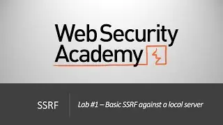 SSRF - Lab #1 Basic SSRF against the local server | Long Version