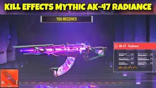 KILL EFFECTS OF *NEW* MYTHIC AK-47 RADIANCE || COD MOBILE
