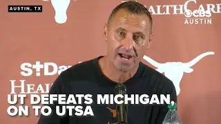 FULL PRESS CONFERENCE | Steve Sarkisian looks ahead to UTSA after defeating Michigan