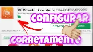 🎥Du Recorder🎥 Como Configurar Corretamente -ValaskaGames
