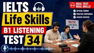 IELTS Life Skills B1 Listening Test 34 ► New 2025 🇬🇧