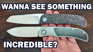 Trevor Burger LEXK CFL - Small Details Review and Comparison - Drop Point & Sheepsfoot
