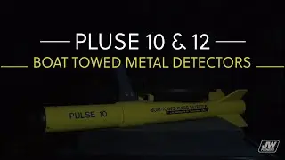 JWFishers Pulse 10 & Pulse 12 Boat towed metal detectors