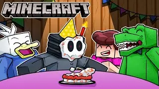 It's Zev's Birthday, So We Whacked Each Other with Magic Fish! | Minecraft Funny Moments