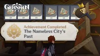 Secret Achievement The Nameles City's Past All Mysterious Stone Slate Location Genshin Impact 3.4