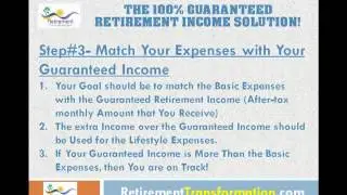 The 100% Reliable Retirement Income Solution