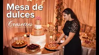 Mesa de dulces para matrimonio