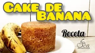 Receta 🍌CAKE DE BANANA🍌(CAMBUR) facilicita y deliciosa