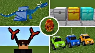 6 Эпичных МОДОВ Для Minecraft Bedrock 1.18! | Майнкрафт Пе 1.18.2 | Текстуры/Аддоны/Моды |