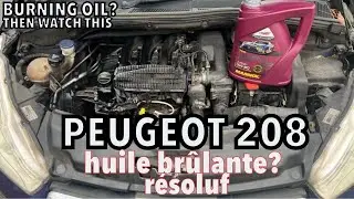 PEUGEOT 208 - Using Engine Oil | Excessive Oil Consumption ~ utiliser de l'huile moteur