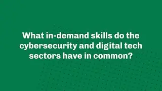 Unveiling Shared Skills: Cybersecurity and Digital Technology in Canada