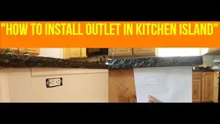 How To Install Outlet In Kitchen Island