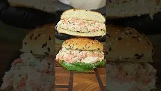 Breakfast Salmon Burger🐟 🤌🏻