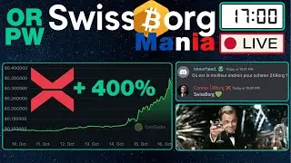 ORPW 💚 #SwissBorg Mania 🇫🇷 : XBorg pump +400%, Full DEX pour le BORG ?