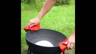 Обжиг нового казана и другой чугунной посуды на костре - как это сделать правильно 