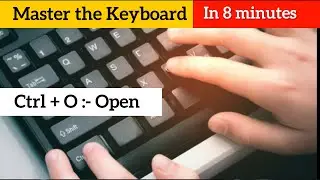 Master the Keyboard in 8 minutes | A to Z ctrl shortcut keys | Amazing A to Z keyboard shortcuts