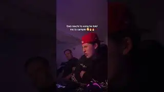 Dad reacts to a song he told me to sample 🔥 #barragini  #beats  #rapper  #rap  #music  #trending