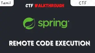 Spring4shell RCE | CTF walkthrough | TamilCTF | 0xraminfosec