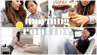 SINGLE MOM OF 2 MORNING ROUTINE- 2021