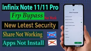 Infinix Note 11 (X663) Frp Bypass I Android 12 I Google Account Unlock With Eft Pro .