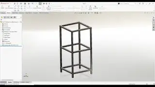 flat table structural member design in #solidworks | Engineers Hub