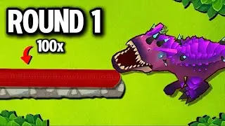 How Far can Each Tier 5 Get Against 100X Bloons?