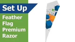 Premium Razor Feather Flag: How to Setup - (Vispronet)