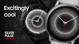 SILVER PULSE - animated Samsung Galaxy watchface