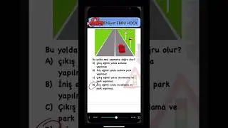 Animasyon ehliyet sınav soruları/ Ehliyet sınavı soruları/ Ehliyet çıkmış sorular/ 