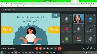 Thariqul Hayat Ash sidiq Webinar Google Meet Tentang Mengenai Melanjutkan Sekolah ke Sekolah