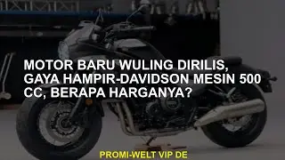 Sepeda motor baru Wuling dirilis, gaya mesin hampir Davidson 500 cc, berapa harganya?