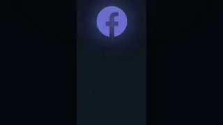 Neon Glowing Facebook Logo || Facebook Logo || 