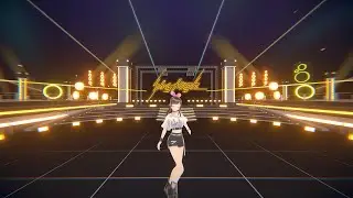 Kizuna AI - Sky High (stage view mode)