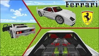 FERRARI ADDON FOR MINECRAFT PE | Minecraft Bedrock Edition 1.17-1.19