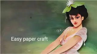 Beautiful Girl Nude paper craft | Girl Paper Craft Bathing | Paper Craft For Beginners Sexy Girl