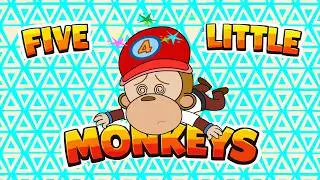 Five Little Monkeys Jumping on a Bed | Kids Songs & Nursery Rhymes | Labuboo kidz