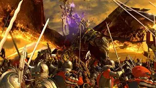 THE EMPIRE vs CHAOS DWARFS - Total War Warhammer 3 cinematic battle