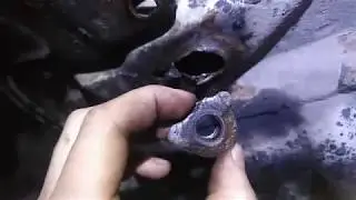 Снятие коробки переключения передач на 