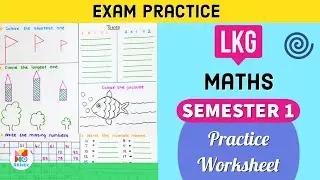 LKG Maths Worksheet । Maths worksheet for LKG । Junior kg maths Exam Practice worksheet 2021