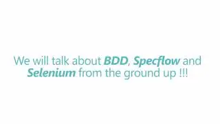 Automate application with Specflow and Selenium C# - learn Selenium Testing Framework