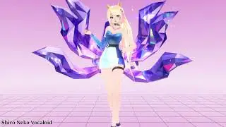 【MMD】Ahri - K/DA All Out【Model Download】