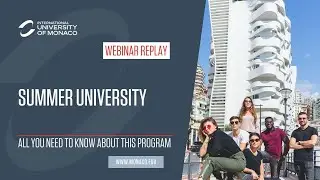 Summer University 2024 - Webinar REPLAY