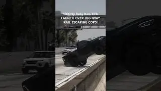 Baby Ram TRX JUMP HIGHWAY RAILING!! 