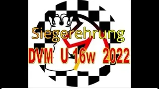 #Siegerehrung #schach #dvm u16w 26.12. bis 30.12.2022 II Tag 5