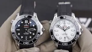 Omega Seamaster Diver 300M White Dial VS Seamaster Black Dial