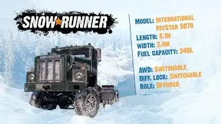 Snowrunner: A look at the International Paystar 5070