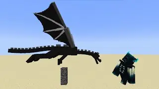 Minecraft 1.19 Warden vs Ender Dragon - Ender Dragon vs Warden fight (Java Edition)